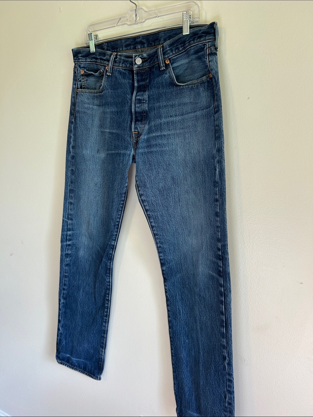 Levi’s 501 Botton Fly Jeans 34x34 - Picture 3 of 8